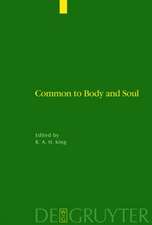 Common to Body and Soul: Philosophical Approaches to Explaining Living Behaviour in Greco-Roman Antiquity