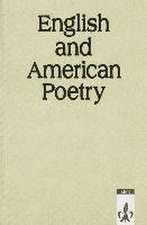 English and American Poetry. Gedichtband