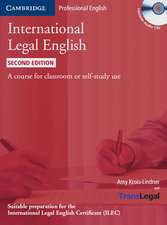 International Legal English. Student's Book + 3 Audio-CDs