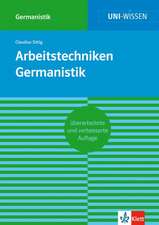 Arbeitstechniken Germanistik