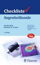 Checkliste Augenheilkunde