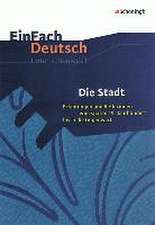 Die Stadt: Erfahrungen und Reflexionen vom späten 19. Jahrhundert bis in die Gegenwart. EinFach Deutsch Unterrichtsmodelle