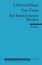 Am Beispiel meines Bruders. Lektüreschlüssel für Schüler