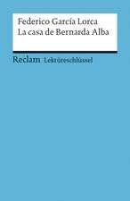 Lektüreschlüssel zu Federico García Lorca: La casa de Bernarda Alba