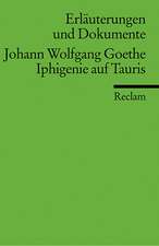 Goethe: Iphigenie Erl.