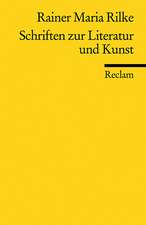 Schriften zur Literatur und Kunst