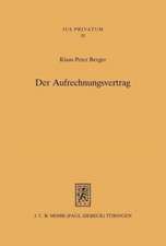 Der Aufrechnungsvertrag