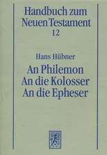 An Philemon. an Die Kolosser. an Die Epheser: Untersuchungen Zu Den Volkerspruchen in Jeremia 46-49