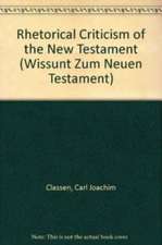 Rhetorical Criticism of the New Testament