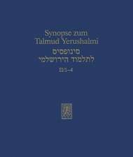 Synopse Zum Talmud Yerushalmi: Ordnung Mo'ed