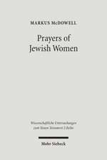 Prayers of Jewish Women