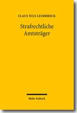 Strafrechtliche Amtstrager