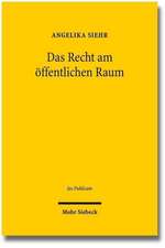 Das Recht Am Offentlichen Raum: Theorie Des Offentlichen Raumes Und Rechtsdogmatische Probleme Seiner Nutzung Im Spiegel Kommunikativer Freiheitsrecht