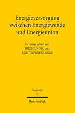 Energieversorgung zwischen Energiewende und Energieunion