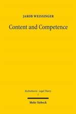 Content and Competence