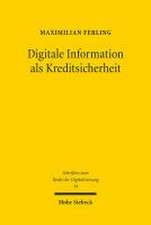 Digitale Information als Kreditsicherheit