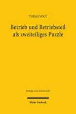 Betrieb und Betriebsteil als zweiteiliges Puzzle