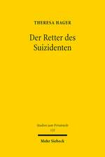 Der Retter des Suizidenten