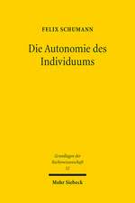 Die Autonomie des Individuums