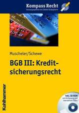 Bgb III: Kreditsicherungsrecht