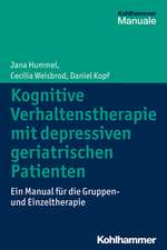 Kognitive Verhaltenstherapie Mit Depressiven Geriatrischen Patienten