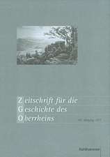 Zeitschrift für die Geschichte des Oberrheins