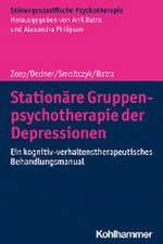 Stationäre Gruppenpsychotherapie der Depressionen