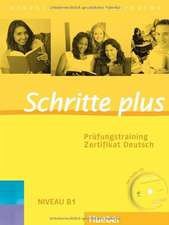 Schritte plus. Prüfungstraining Zertifikat Deutsch mit Audio-CD