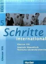 Schritte international 5. Glossar XXL Deutsch-Slowakisch