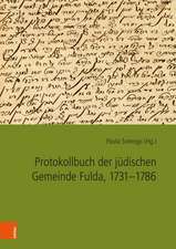 Protokollbuch der jüdischen Gemeinde Fulda, 1731-1786