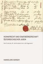 Heimatrecht und Staatsbürgerschaft österreichischer Juden