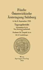 Fünfte Österreichische Ärztetagung Salzburg