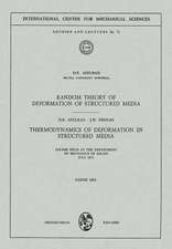 Random Theory of Deformation of Structured Media. Thermodynamics of Deformation in Structured Media: Courses Held at the Department of Mechanics of Solids, July 1971