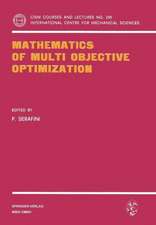 Mathematics of Multi Objective Optimization