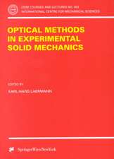 Optical Methods in Experimental Solid Mechanics