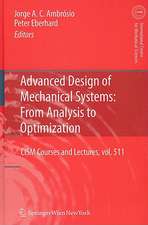 Advanced Design of Mechanical Systems: From Analysis to Optimization