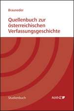 Quellenbuch zur österreichischen Verfassungsgeschichte