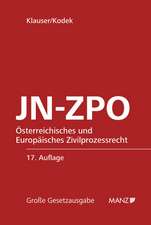 JN-ZPO Jurisdiktionsnorm und Zivilprozessordnung