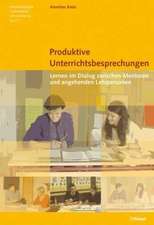 Produktive Unterrichtsbesprechungen