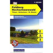 KuF Deutschland Outdoorkarte 26 Feldberg - Hochschwarzwald 1 : 35.000