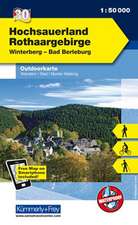 KuF Deutschland Outdoorkarte 30 Hochsauerland Rothaargebirge 1 : 50.000