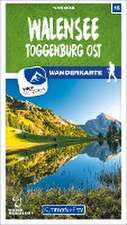 Walensee - Toggenburg Ost 15 Wanderkarte 1:40 000 matt laminiert