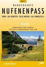 Swisstopo 1 : 50 000 Nufenenpass