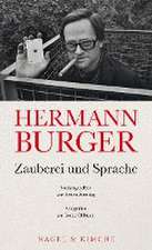 Hermann Burger. Zauberei und Sprache