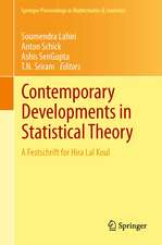 Contemporary Developments in Statistical Theory: A Festschrift for Hira Lal Koul