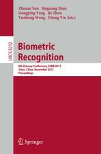 Biometric Recognition: 8th Chinese Conference, CCBR 2013, Jinan, China, November 16-17, 2013, Proceedings