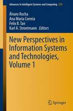 New Perspectives in Information Systems and Technologies, Volume 1