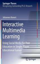 Interactive Multimedia Learning: Using Social Media for Peer Education in Single-Player Educational Games