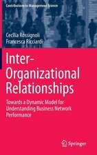 Inter-Organizational Relationships: Towards a Dynamic Model for Understanding Business Network Performance