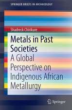 Metals in Past Societies: A Global Perspective on Indigenous African Metallurgy